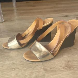 See by Chloe Metallic Wedge Sandal